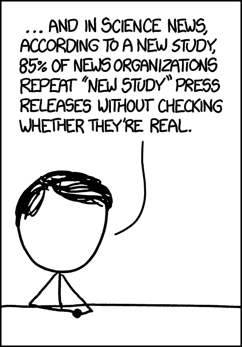When the results are published, no one will be sure whether to report on them again.