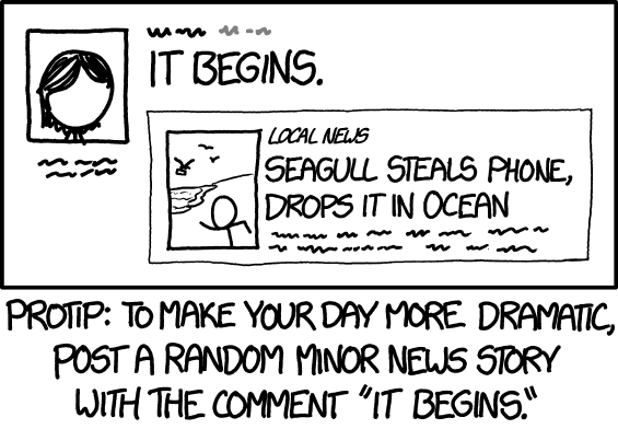 You can also try 'Yikes.'