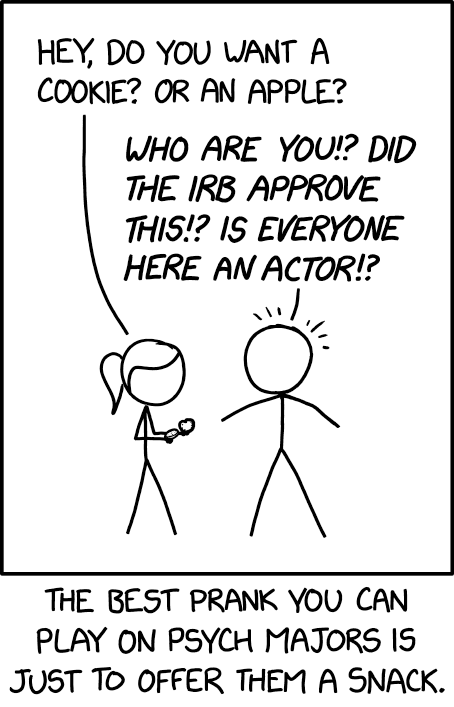 Although grad students, suddenly reminded that food exists, tend to just grab and devour both without further discussion.