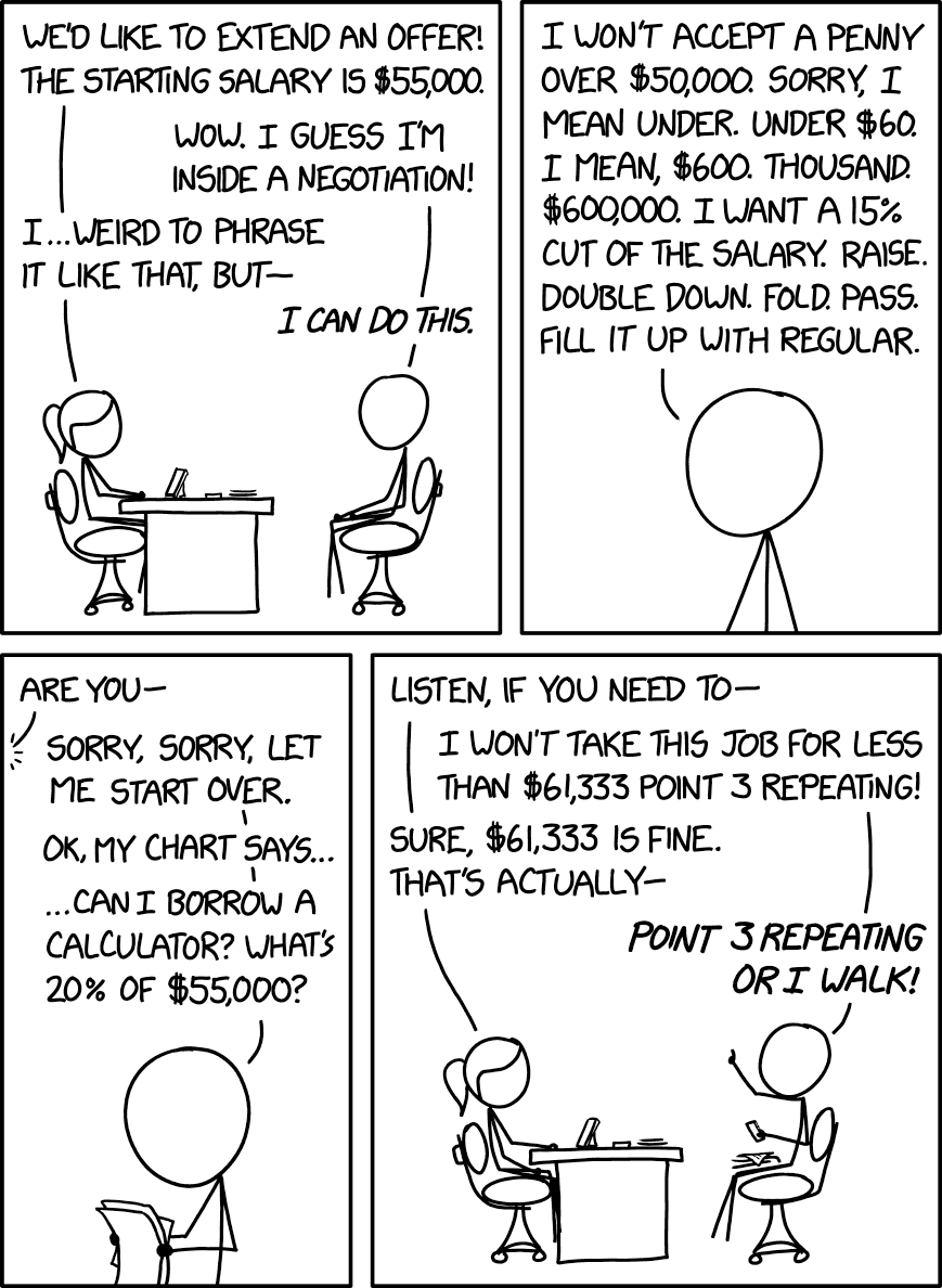 "We can do 0.33 or 0.34, but our payroll software doesn't allow us to--" "NO DEAL."