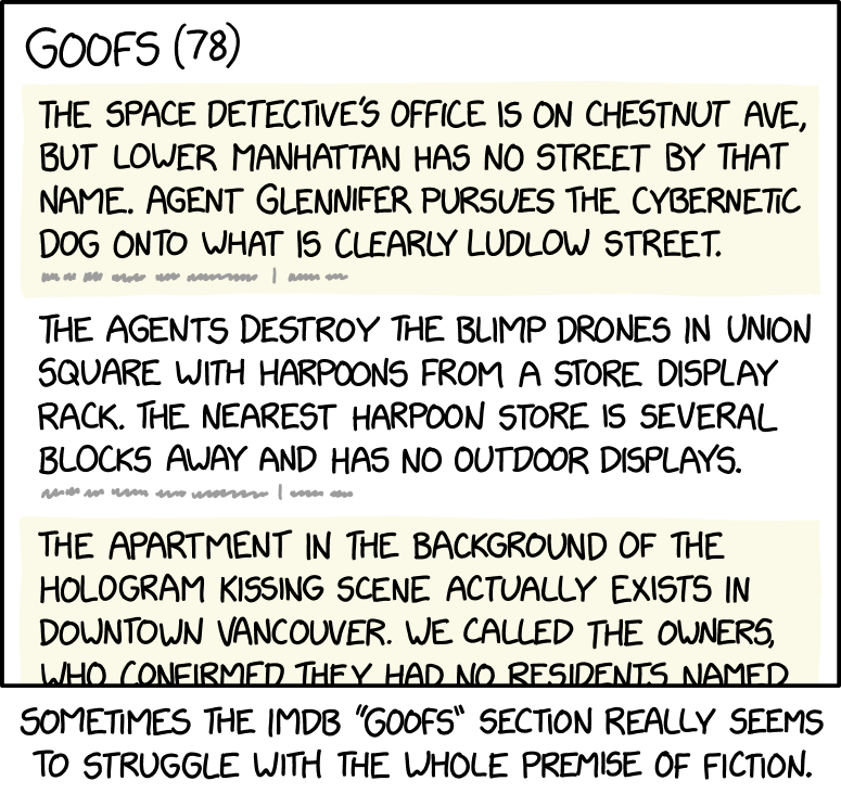 The film is set in 2018, but when Commander Bremberly chases the hologram through Times Square, there's a billboard for Avengers: Age of Ultron. Depending on the date, that billboard would have been advertising either Infinity War or this movie.